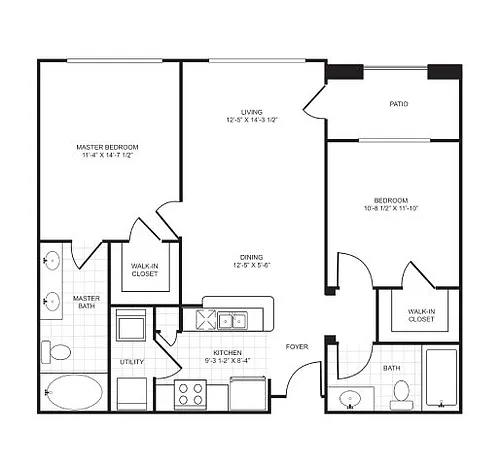 Floor plan B1
