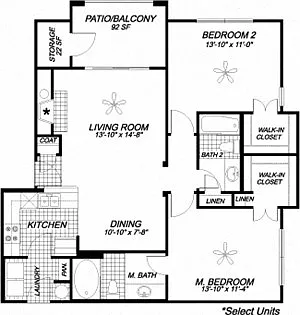 Floor plan B2R