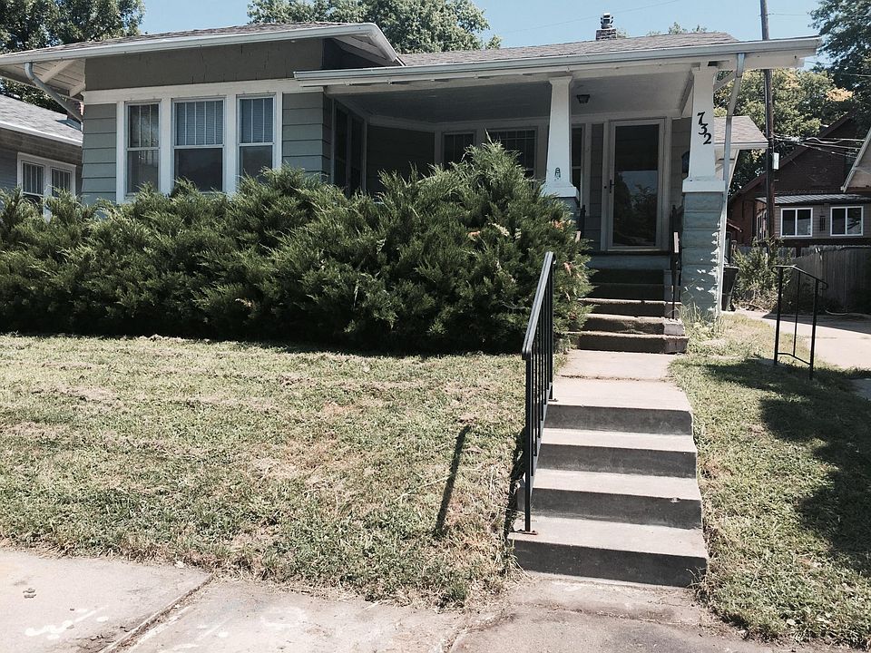 Front view with covered porch