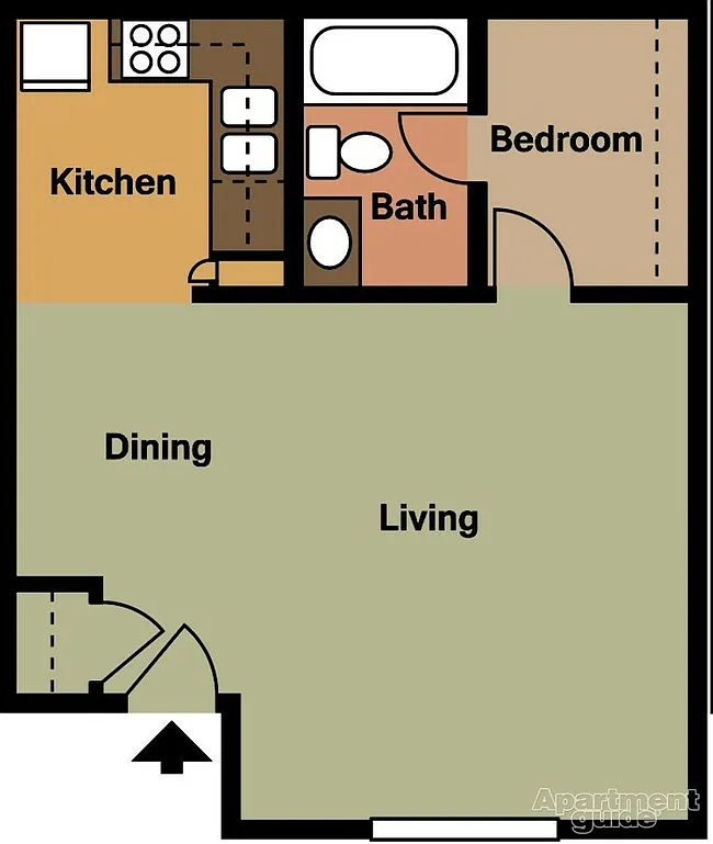 Floor plan Studio