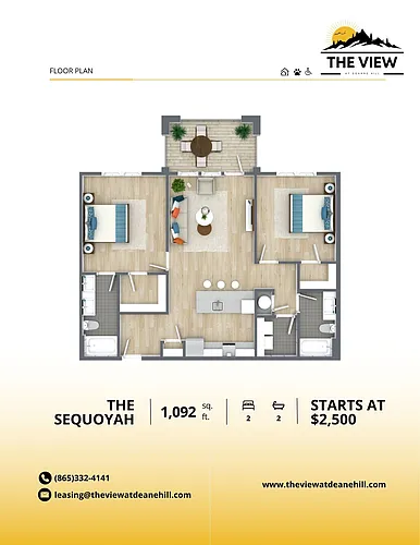 Floor plan The Sequoyah