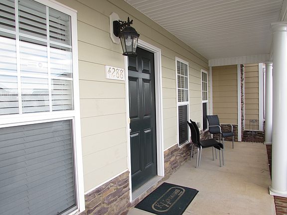 Wide, welcoming front porch