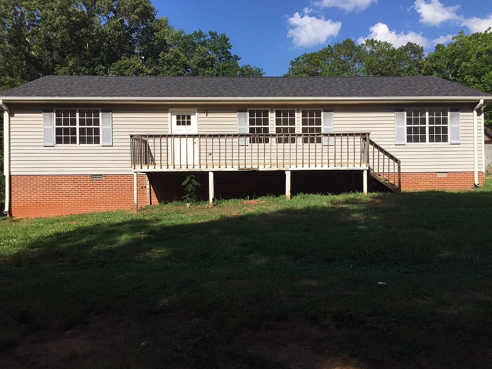 Front of house w/large deck