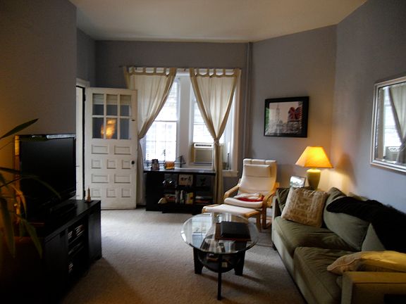 Livingroom w/door to private porch