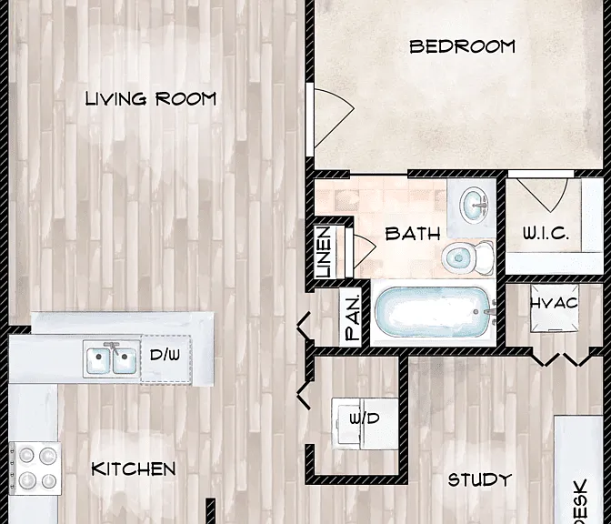 The Magnolia Floorplan Diagram