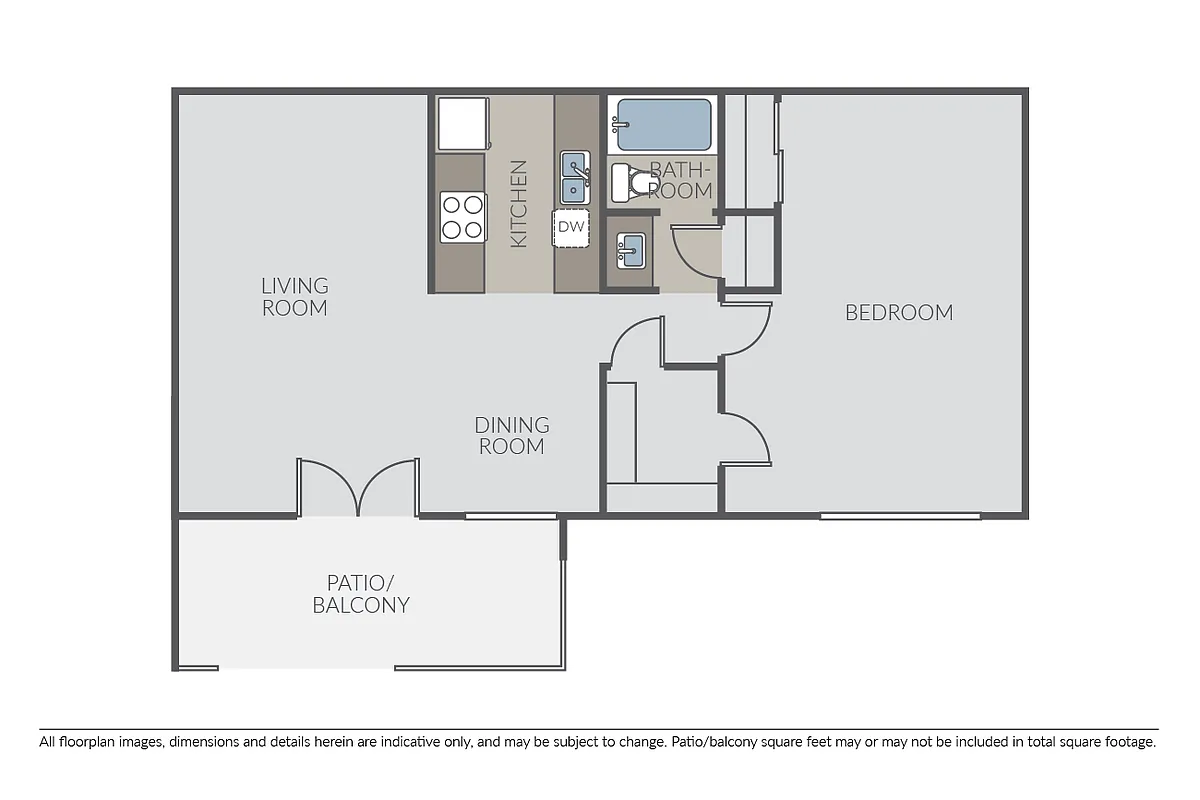 Floor plan Plan 1B