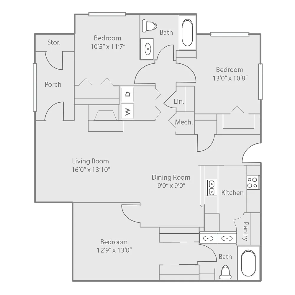 Floor plan The Azalea