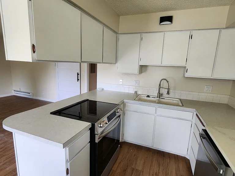 Brand new electric range, dishwasher, and garbage disposal