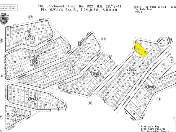 0 Eucalyptus Rd Lot 53, Cedar Glen, CA 92321