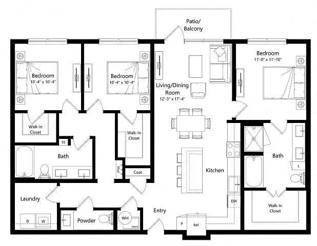 Floor plan C1