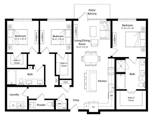 Floor plan C1