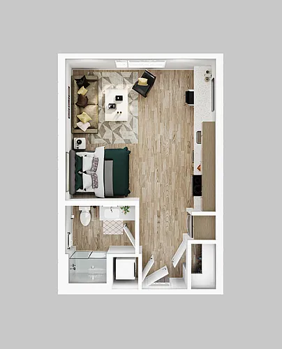 Floor plan Studio - S3