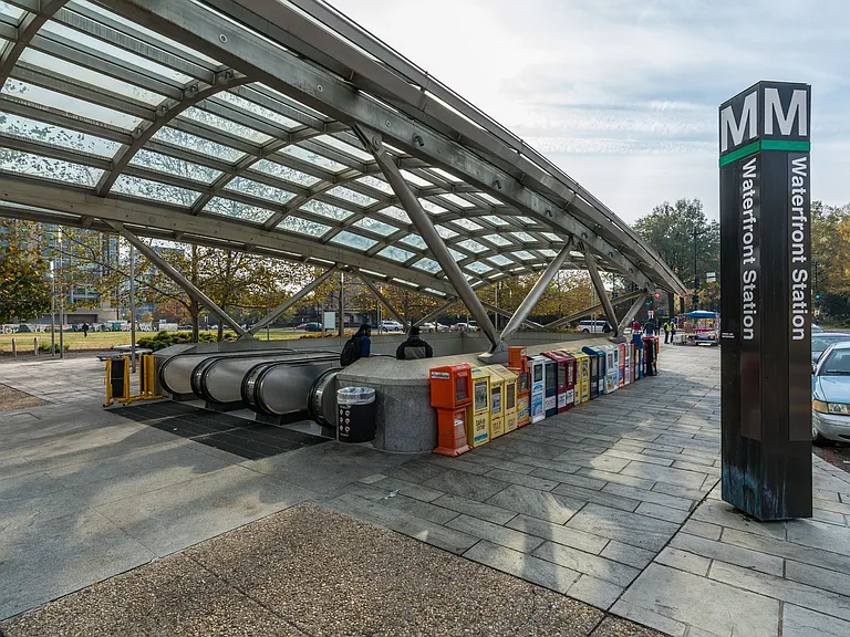 Nearby Waterfront Metro station