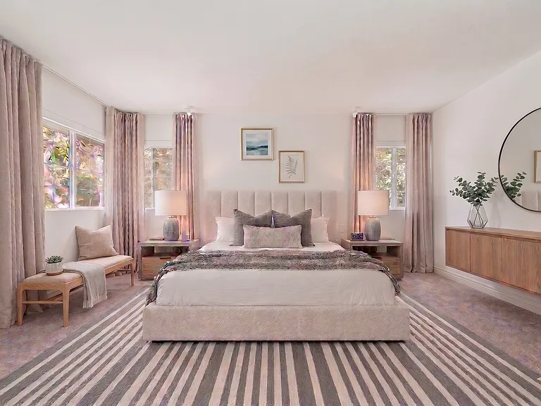 Large Primary Bedroom #1 on 2nd Level - Virtually Staged