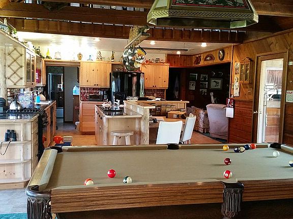 Kitchen with open floor plan