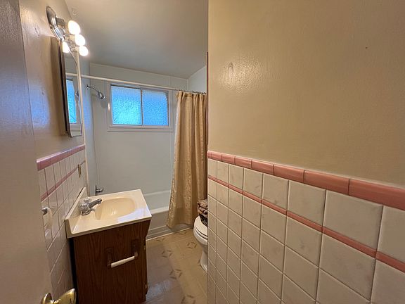 Bathroom. New tub surround.