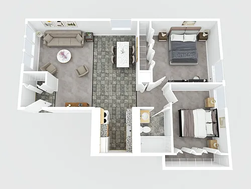 Floor plan 2 Bedroom