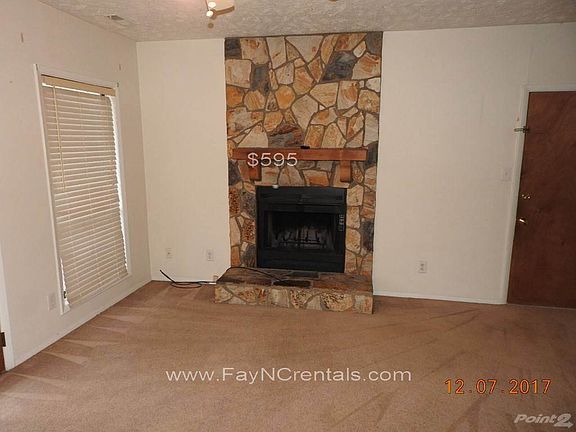 Living room with fireplace