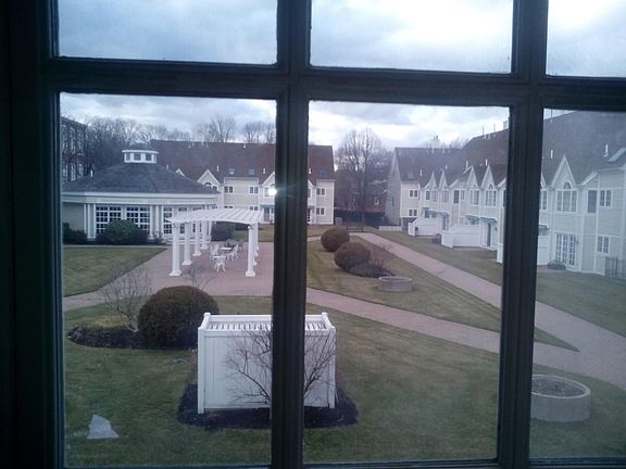 In a Gorgeous Mill with a courtyard view