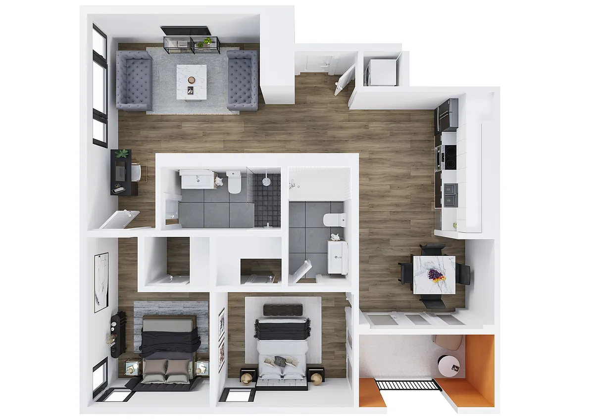 Floor plan B2