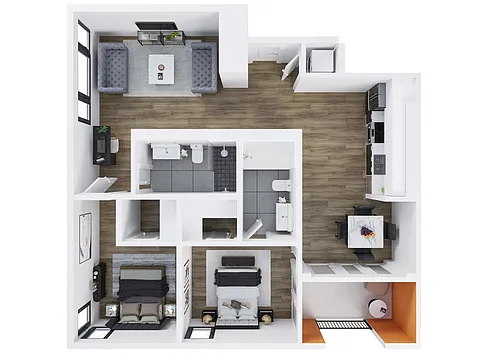 Floor plan B2
