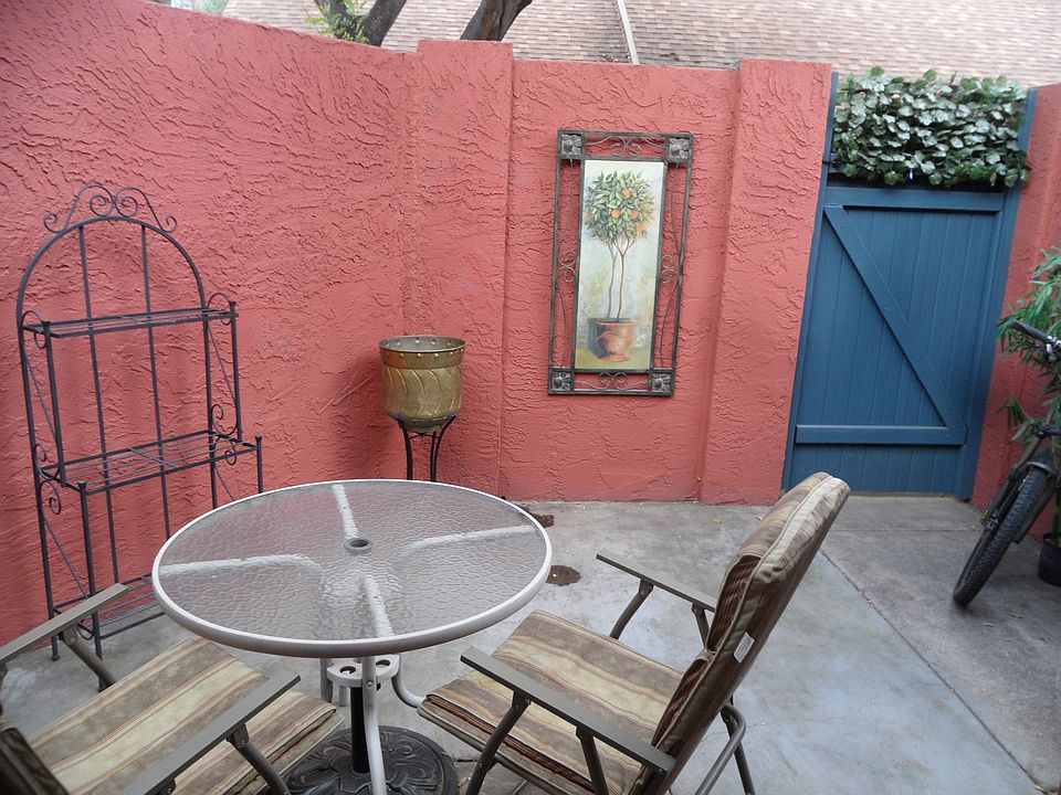 beautiful shaded patio