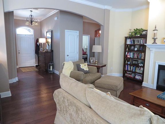 Family room looking into foyer