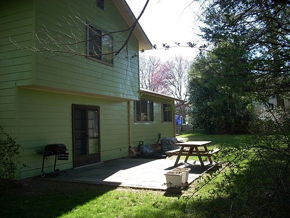Back yard with patio