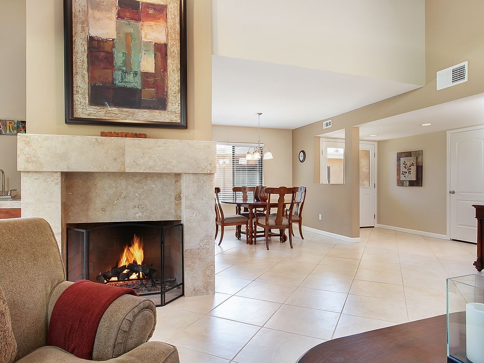 Gas fireplace is so cozy in the winter season