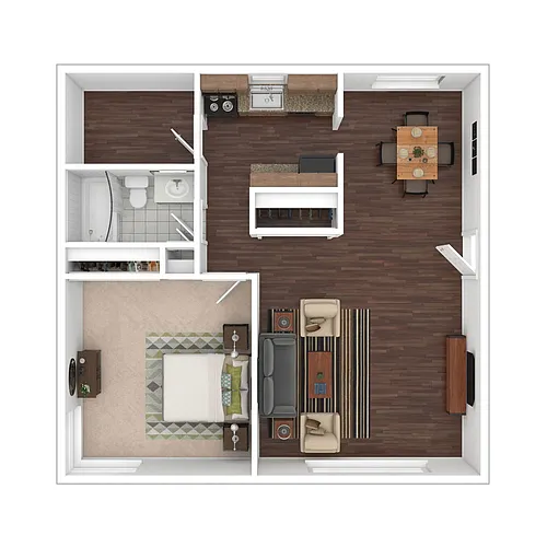 Floor plan 1 Bedroom