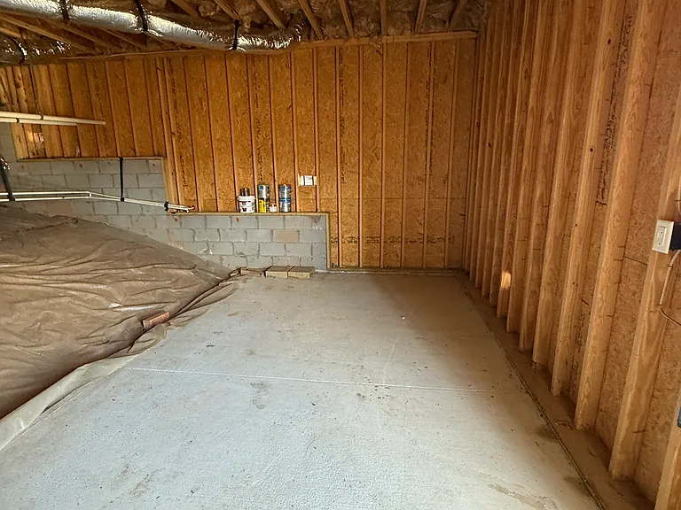 Storage in crawl space