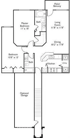 Floor plan B3 - Vanderbilt