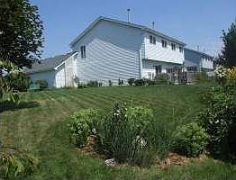 large back yard- gardener's delight!