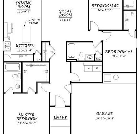 The Austin floor plan
