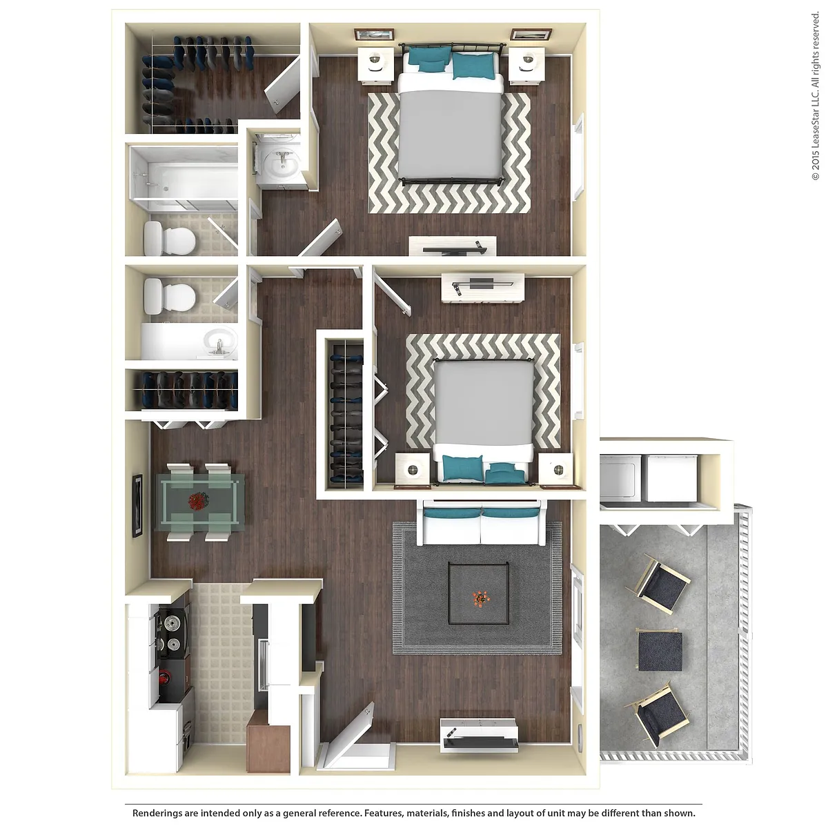 Floor plan B3, B3F, B3P, B3G
