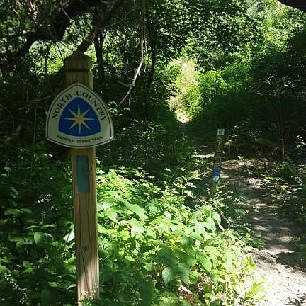 trail at end of property line