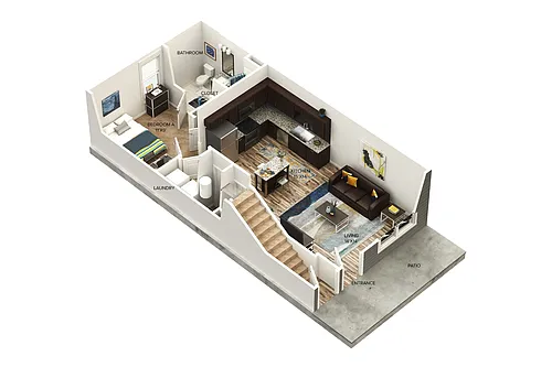 Floor plan A1 (ADA Compliant)