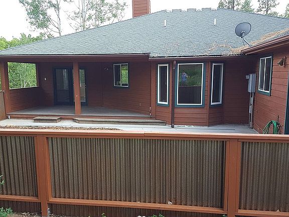 Exterior - back covered deck