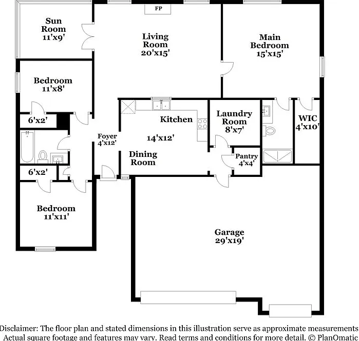 3 bed, 2.0 bath, 1506 sqft, $2,025 — Photo 2