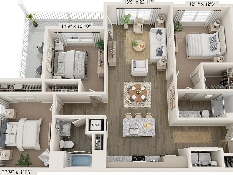 Classic City Flats | Luxury Apartments — Photo 45