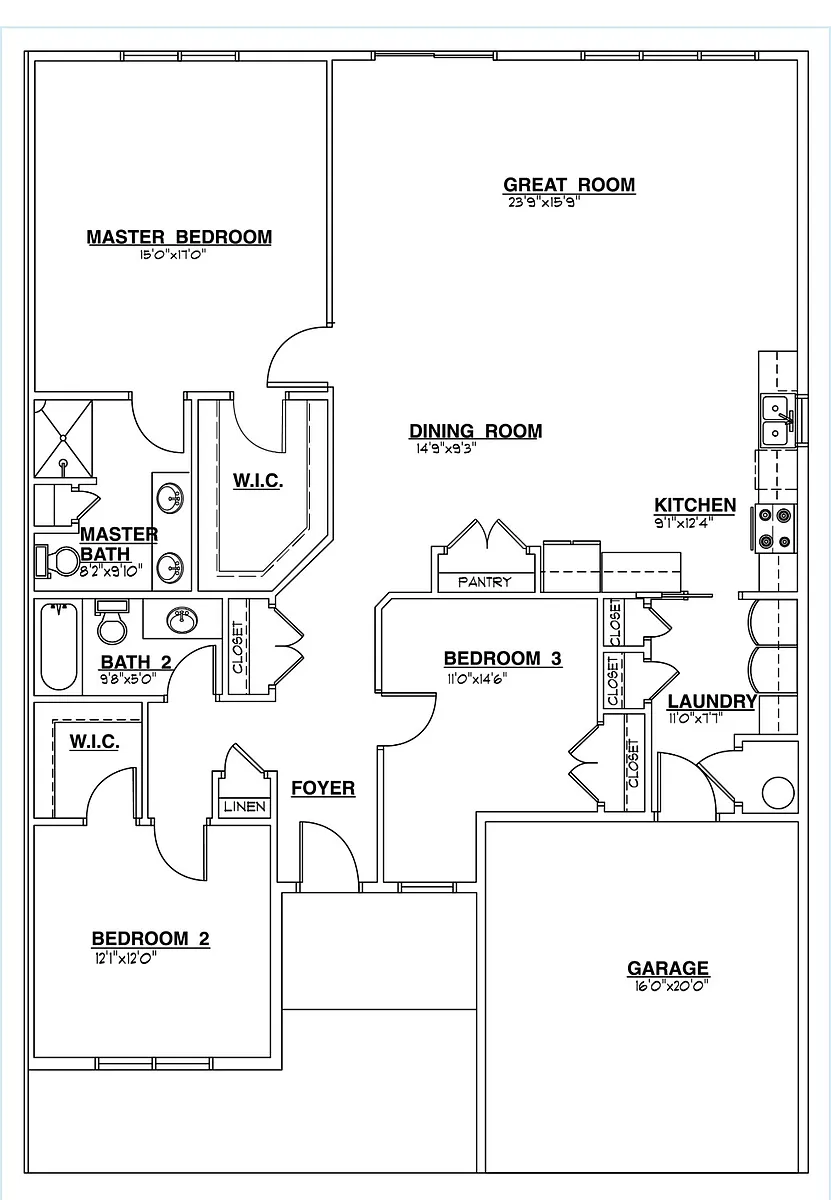 Floor plan The Summitt Villa
