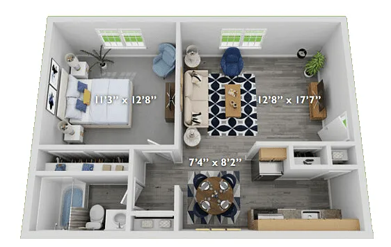 Floor plan The Cambridge