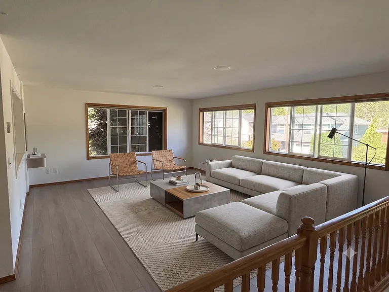 Living room with sample furniture.