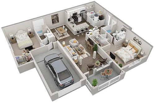 Floor plan B2