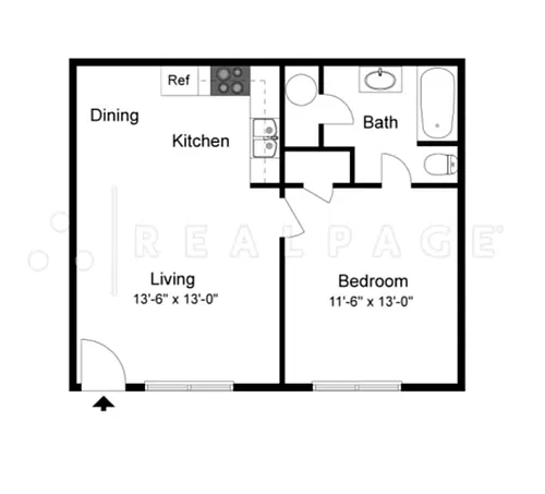 Floor plan Roosevelt