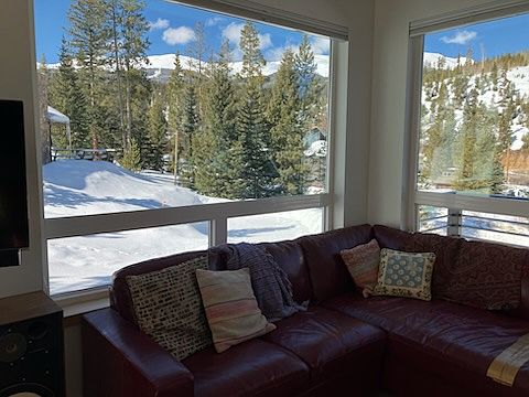 views from living room