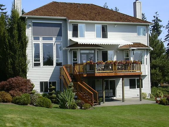 Rear of home