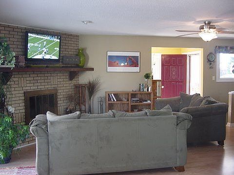 Front Room and Fireplace