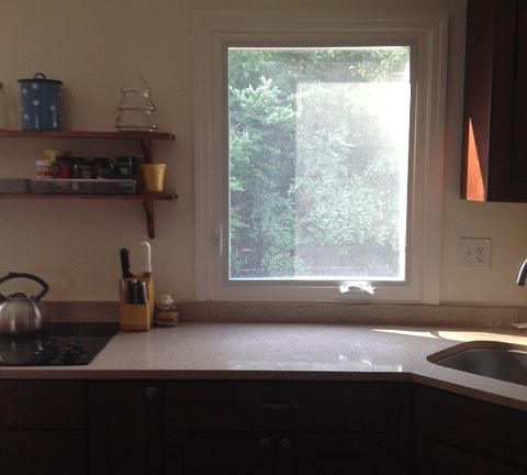 Kitchen pic with new window