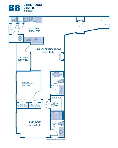 Floor plan B8